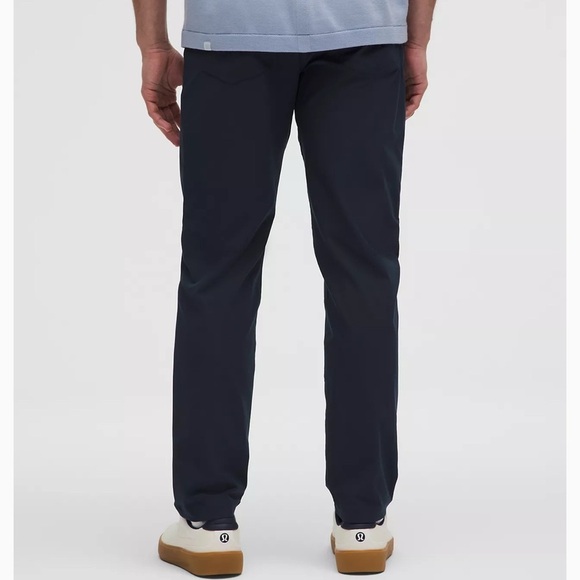 Lululemon Navy ABC Classic-Fit 5 Pocket Chino Pants 34W - Picture 2 of 10